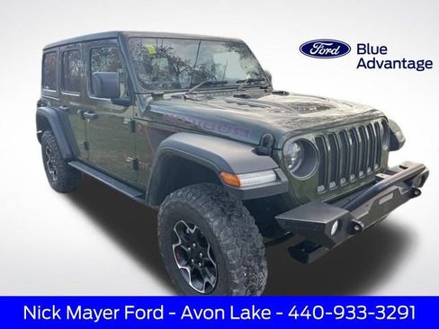 Used 2023 Jeep Wrangler Unlimited Rubicon w/ LED Lighting Group image 1