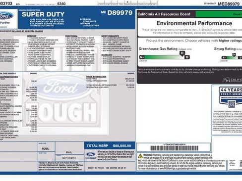 Certified 2021 Ford F350 King Ranch w/ King Ranch Ultimate Package image 2