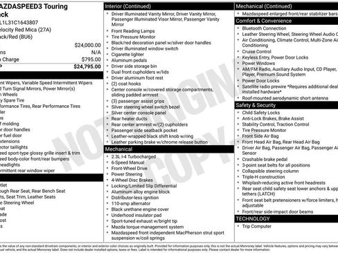 Used 2012 MAZDA MAZDA3 Touring image 1