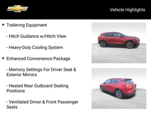 Certified 2021 Chevrolet Blazer RS w/ Enhanced Convenience Package image 18
