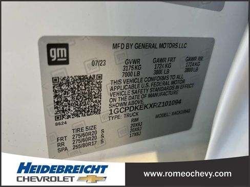 Certified 2024 Chevrolet Silverado 1500 LT AWD/4WD image 8