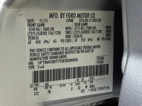 Used 2016 Ford F350 Platinum AWD/4WD image 89