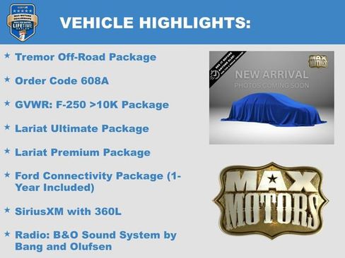 New 2026 Ford F250 Lariat w/ Tremor Off-Road Package AWD/4WD image 3