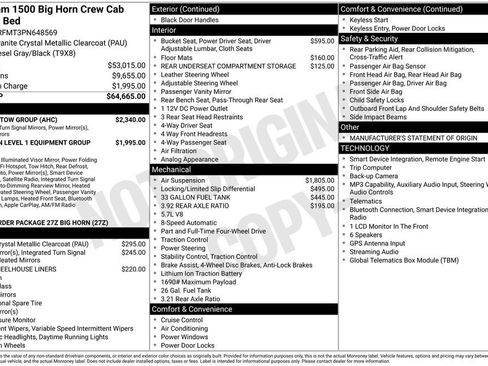 Used 2023 RAM 1500 Big Horn w/ Trailer Tow Group AWD/4WD image 26
