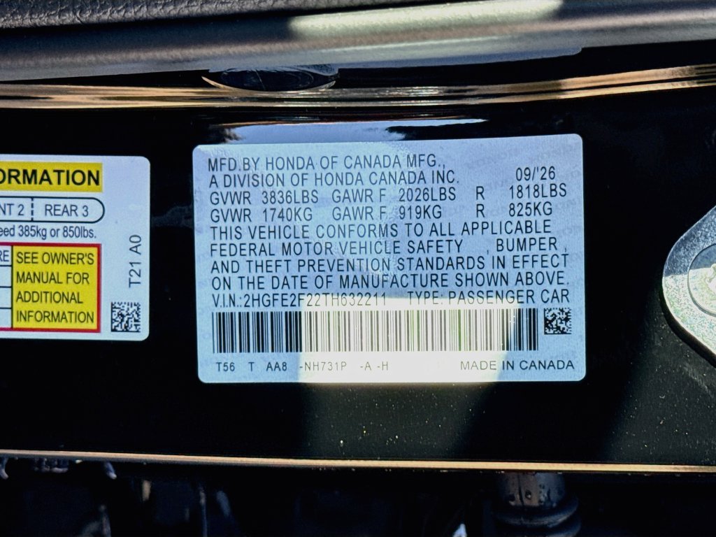 New 2026 Honda Civic LX image 33