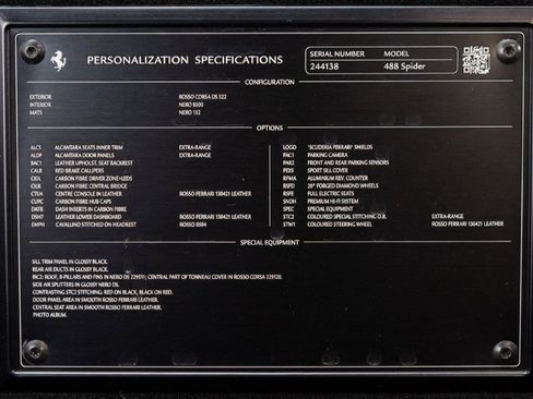 Certified 2019 Ferrari 488 Spider image 95