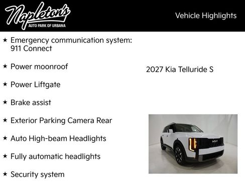 New 2027 Kia Telluride S AWD/4WD image 16