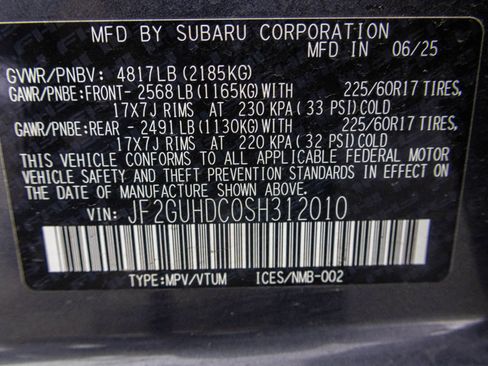 Used 2025 Subaru Crosstrek 2.0i Premium image 50