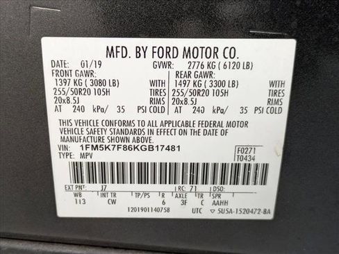 Used 2019 Ford Explorer Limited w/ Class III Trailer Tow Package image 27