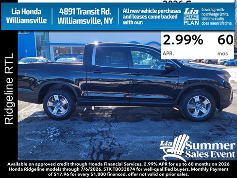 New 2026 Honda Ridgeline RTL image 2