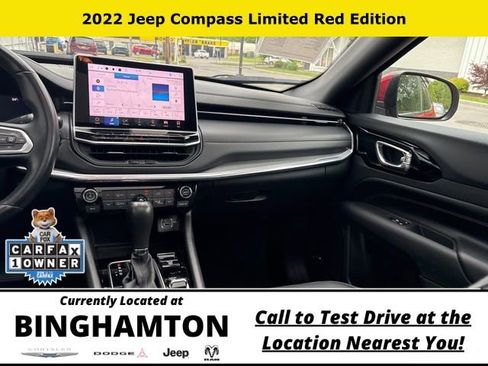 Used 2022 Jeep Compass Limited w/ (RED) Package AWD/4WD image 17