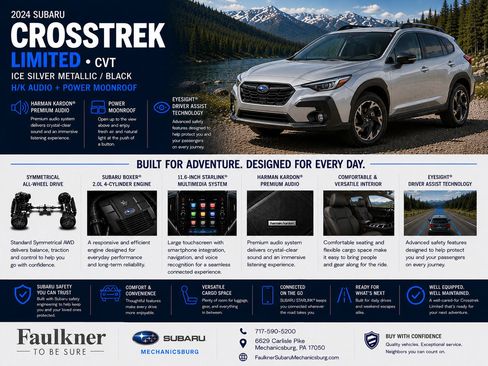 Used 2024 Subaru Crosstrek 2.5i Limited w/ Crosstrek Mirror Package AWD/4WD image 2