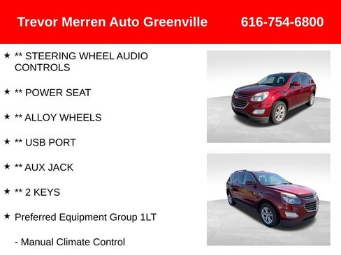 Used 2017 Chevrolet Equinox LT w/ Convenience Package FWD image 14