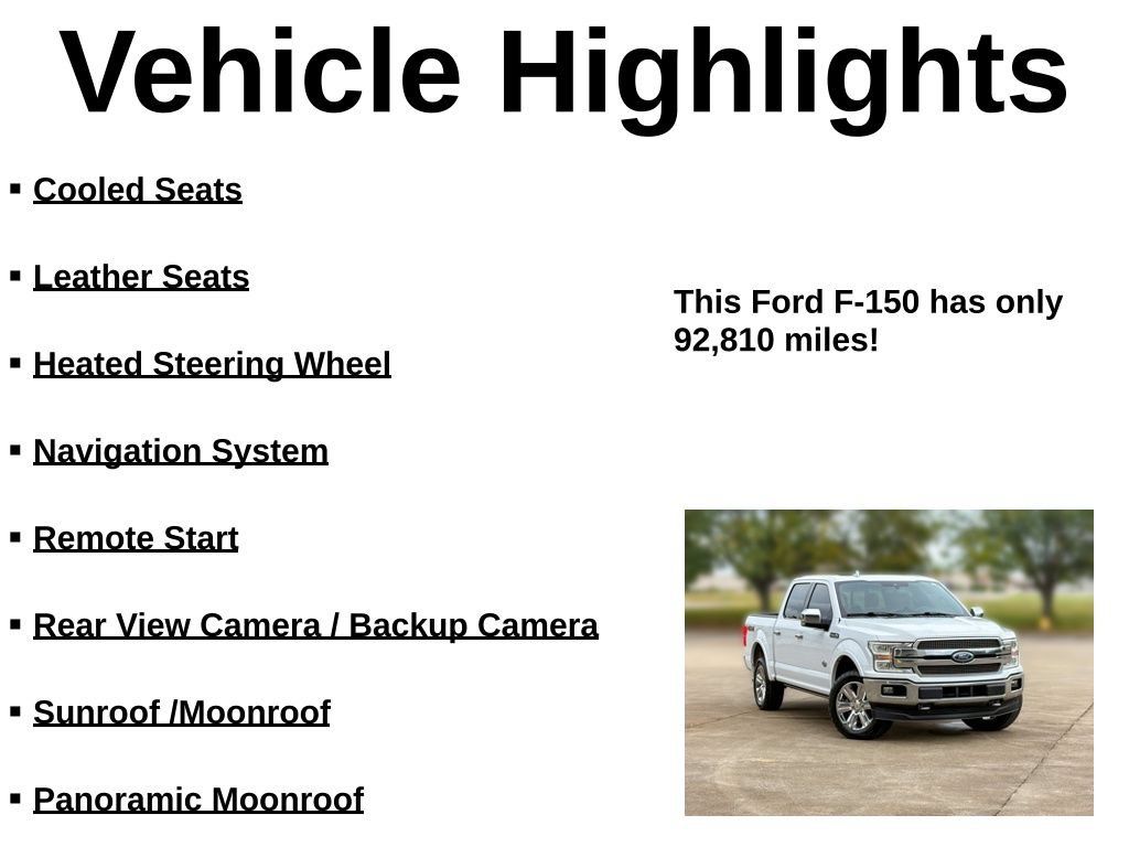 Used 2019 Ford F150 King Ranch w/ Equipment Group 601A Luxury AWD/4WD image 39