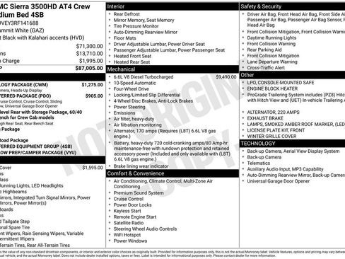 Used 2024 GMC Sierra 3500 AT4 w/ Technology Package AWD/4WD image 4