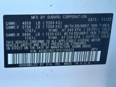Certified 2023 Subaru Outback Premium image 24
