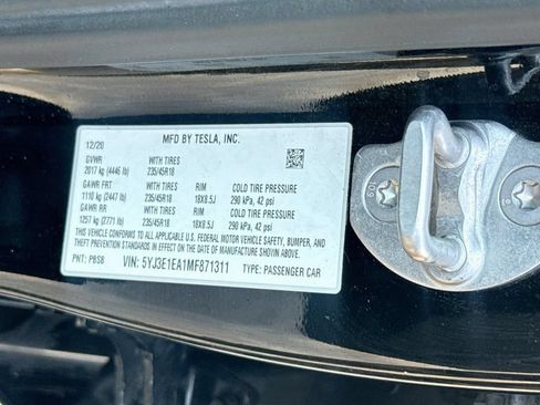 Used 2021 Tesla Model 3 Standard Range Plus RWD image 35