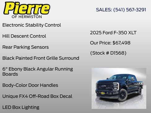 New 2025 Ford F350 XLT w/ Black Appearance Package image 36