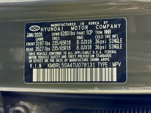 New 2026 Hyundai Palisade FWD Hybrid image 48