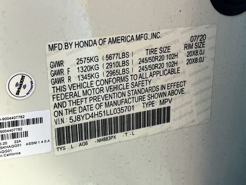 Used 2020 Acura MDX SH-AWD w/ Technology Package image 33
