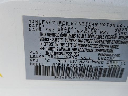 New 2026 Nissan Sentra SV image 19