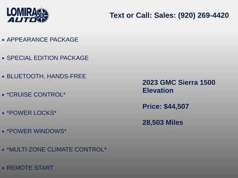 Used 2023 GMC Sierra 1500 Elevation AWD/4WD image 8