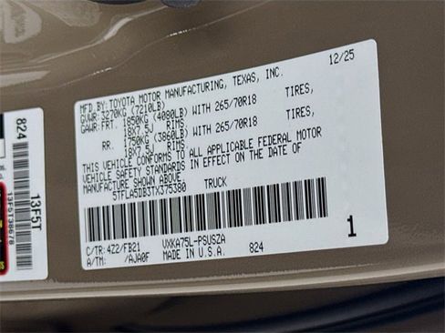 New 2026 Toyota Tundra SR5 image 30