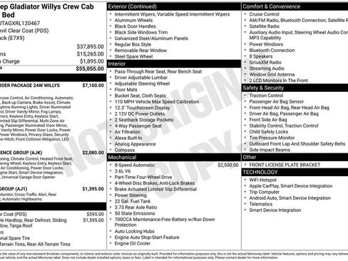 Used 2024 Jeep Gladiator Sport AWD/4WD image 3