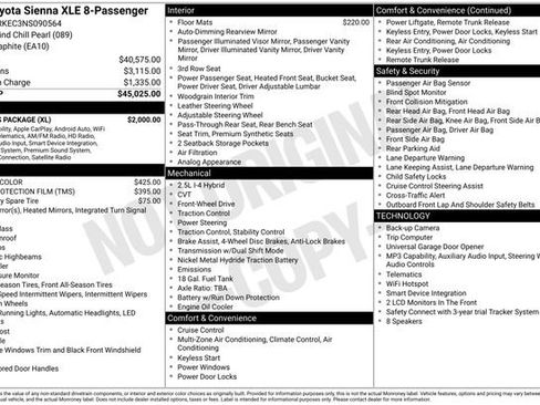 Used 2022 Toyota Sienna XLE w/ XLE Plus Package FWD image 12