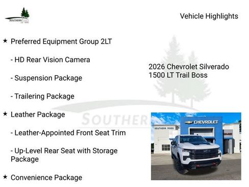 New 2026 Chevrolet Silverado 1500 LT Trail Boss w/ LT Trail Boss Premium Package image 36