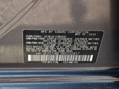 Used 2022 Subaru Crosstrek 2.5i Limited w/ Moonroof Package 1 AWD/4WD image 26