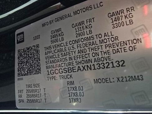 Used 2022 Chevrolet Colorado W/T w/ WT Convenience Package RWD image 32