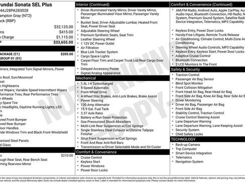 Used 2023 Hyundai Sonata SEL Plus w/ Cargo Package FWD image 33