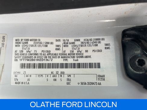 Used 2019 Ford F250 XL w/ Power Equipment Group AWD/4WD image 18