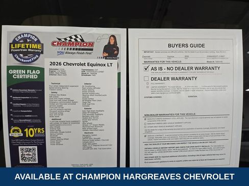 Certified 2026 Chevrolet Equinox LT w/ LPO, Floor Liner Package FWD image 43