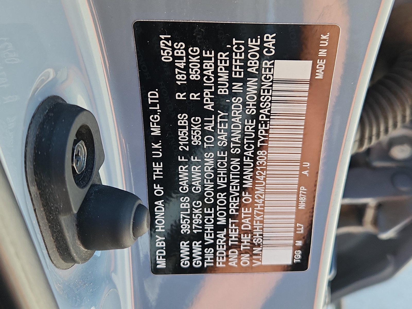 Used 2021 Honda Civic Sport image 19