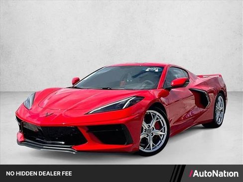 Used 2021 Chevrolet Corvette Stingray Premium Cpe w/ Z51 Performance Package RWD image 1