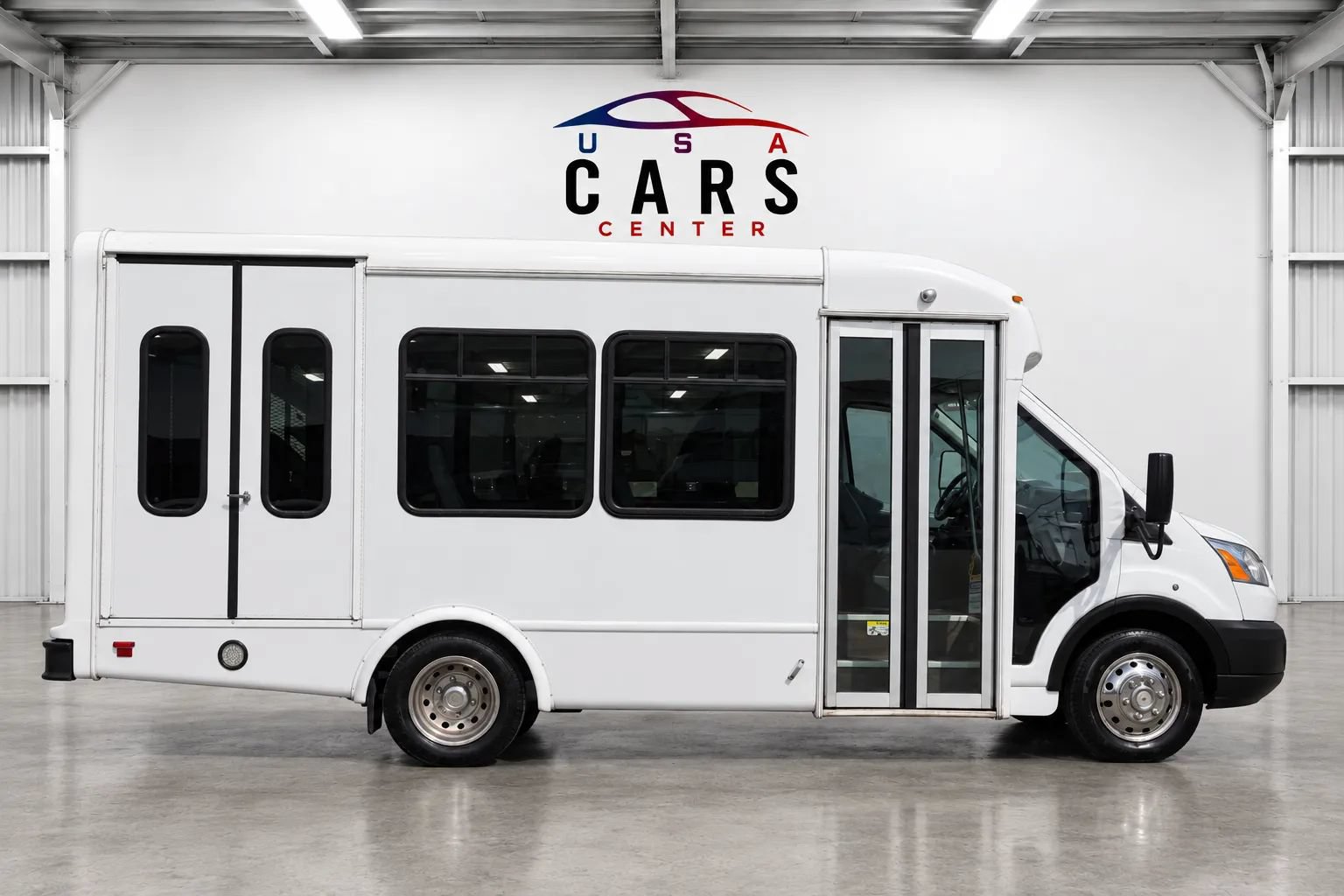 Used 2019 Ford Transit 350 138 DRW w/ Shuttle Bus Prep Package RWD image 2