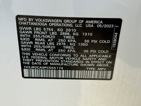 Used 2023 Volkswagen Atlas SE w/ Panoramic Sunroof Package FWD image 29