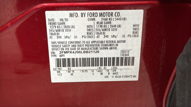 Used 2020 Ford Edge SEL w/ Convenience Package AWD/4WD image 27