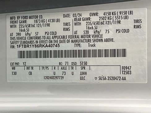 Used 2024 Ford Transit 250 Low Roof w/ Exterior Upgrade Package image 49