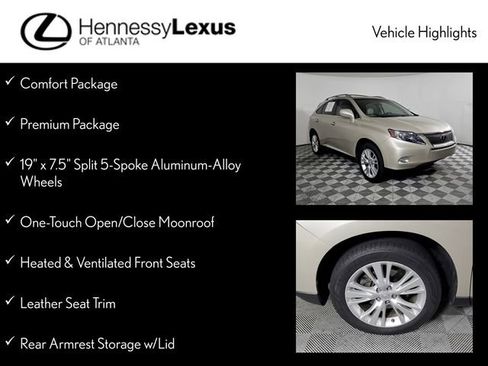 Used 2011 Lexus RX 450h 2WD w/ Premium Pkg image 11