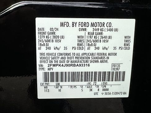 Used 2024 Ford Edge SEL AWD/4WD image 16