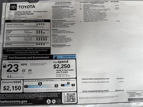 New 2026 Toyota Tacoma TRD Off-Road image 25