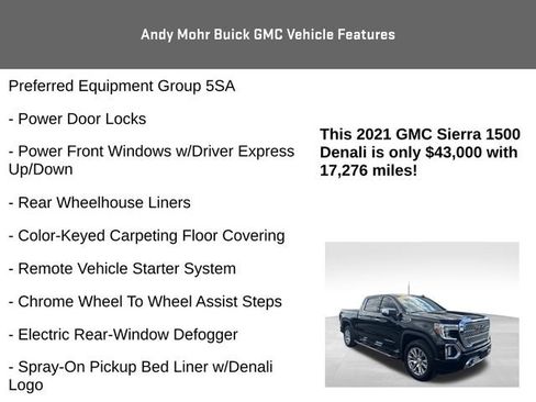 Used 2021 GMC Sierra 1500 Denali AWD/4WD image 8