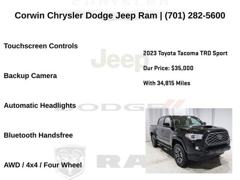 Used 2023 Toyota Tacoma TRD Sport image 6
