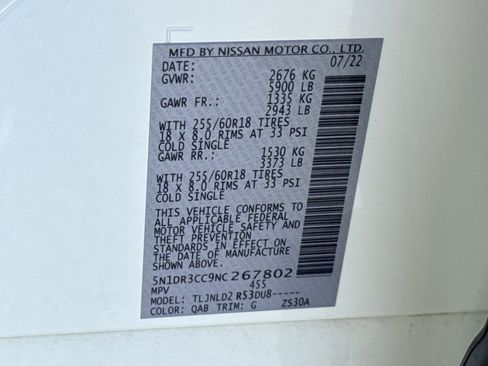 Used 2022 Nissan Pathfinder SL image 34