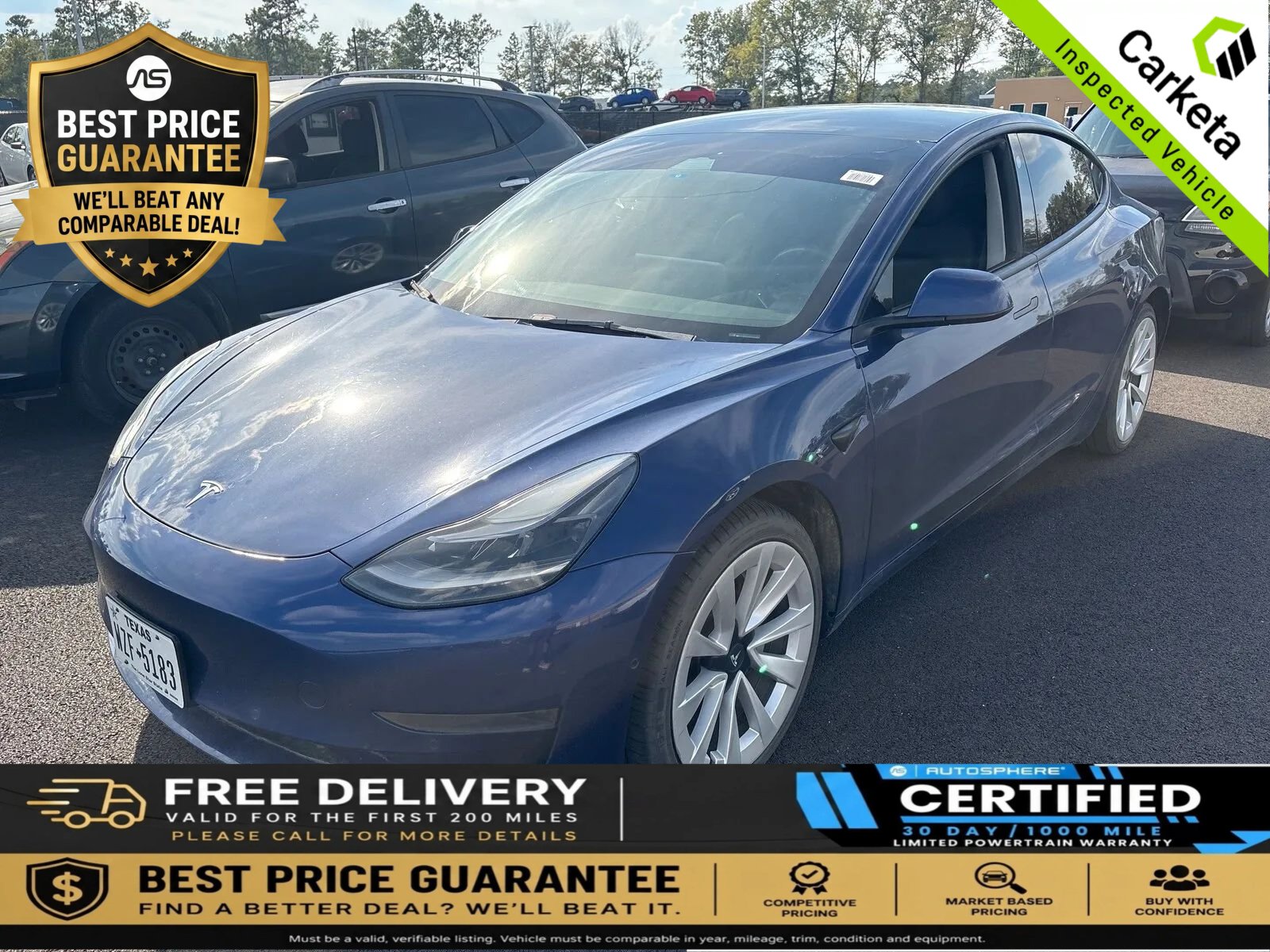 Used 2022 Tesla Model 3 RWD image 1