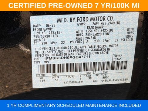 Used 2023 Ford Explorer XLT w/ Equipment Group 202A AWD/4WD image 19