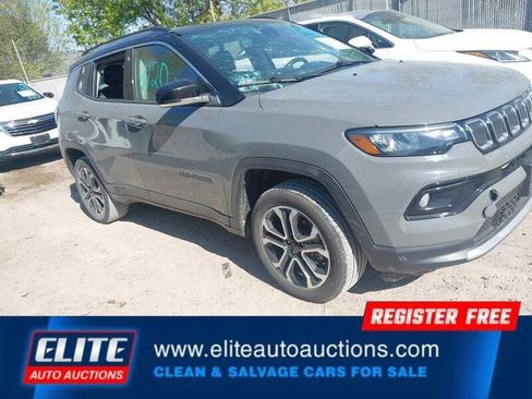 Used 2022 Jeep Compass Limited w/ Sun and Sound Group AWD/4WD image 1